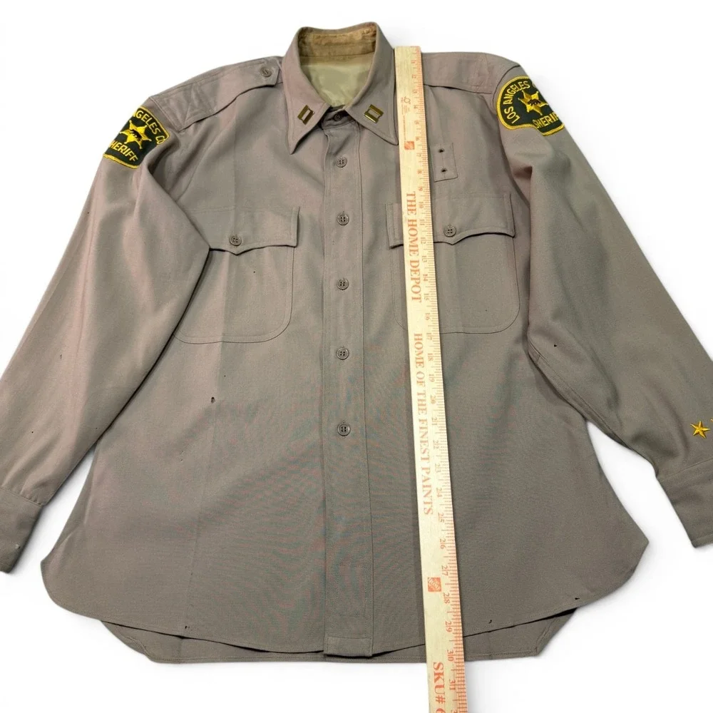 Vintage Los Angeles Sheriff Uniform 44 32 Whipcord Hirsh Uniform Costume 1960s‎